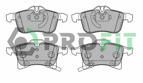 Brake Pad Set, disc brake (5000-1640 C)