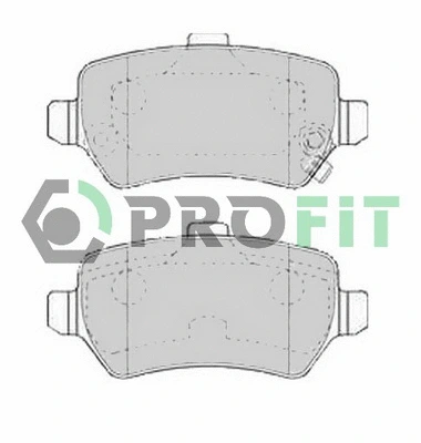Brake Pad Set, disc brake (5000-1521)