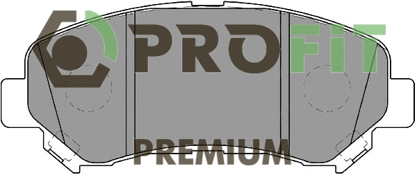 Brake Pad Set, disc brake (5005-2011)