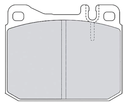 Brake Pad Set, disc brake (5000-0243)