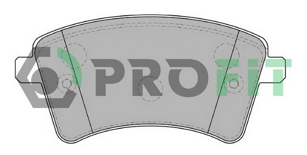 Brake Pad Set, disc brake (5000-4185)