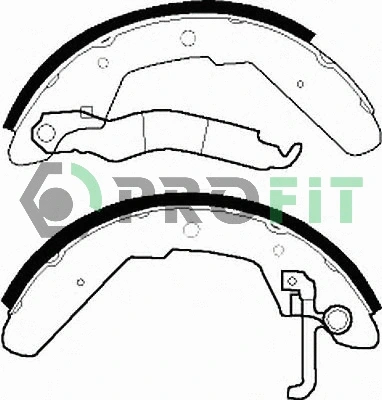 Brake Shoe Set (5001-0174)