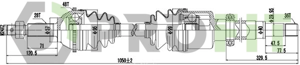 Drive Shaft (2730-3010)