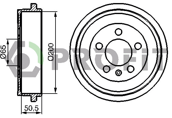 Brake Drum (5020-0077)