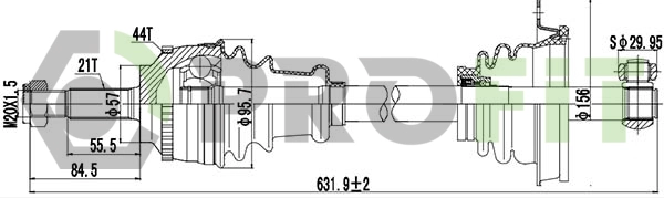 Drive Shaft (2730-0786)