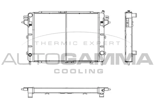 Radiator, engine cooling (102237)