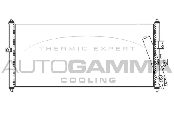 Condenser, air conditioning (105017)