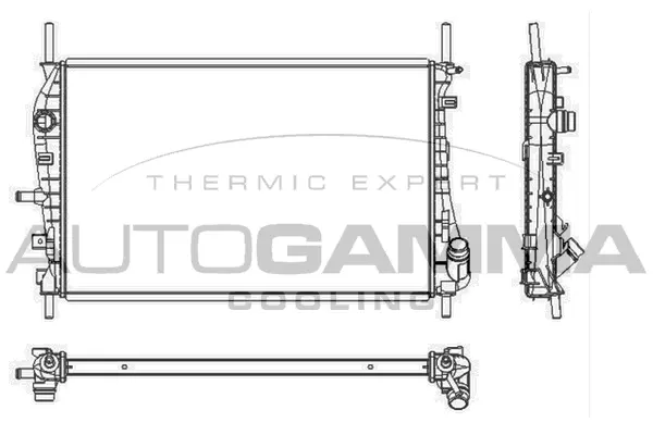 Radiator, engine cooling (103653)