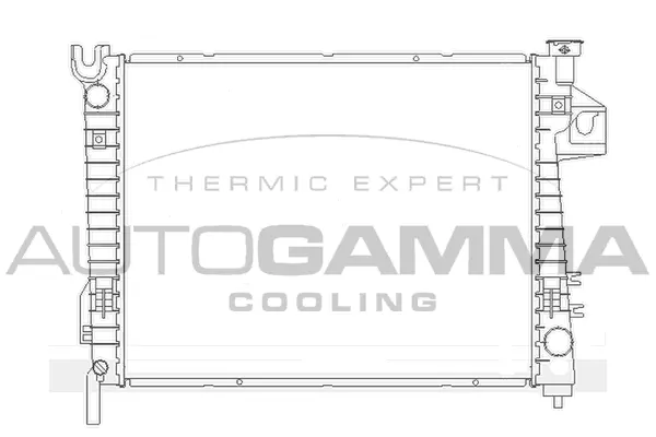 Radiator, engine cooling (105423)