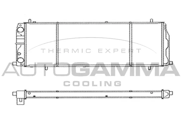 Radiator, engine cooling (103214)