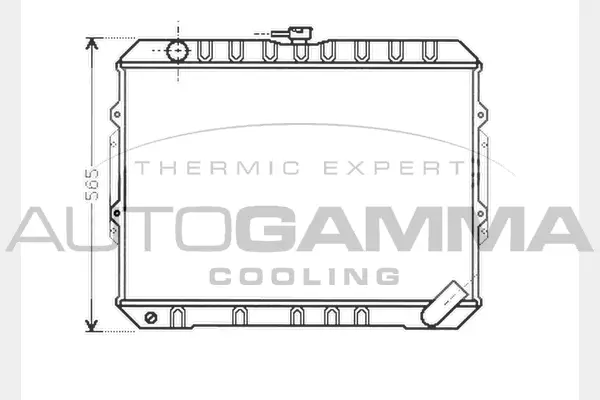 Radiator, engine cooling (104292)