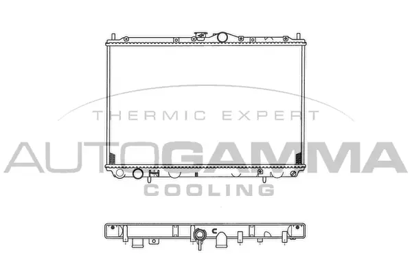 Radiator, engine cooling (103723)