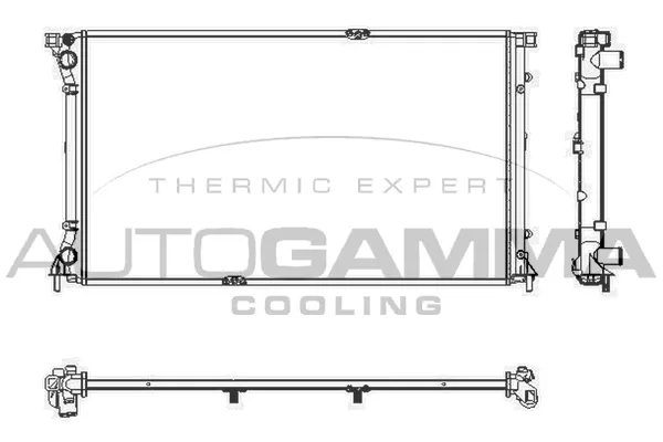 Radiator, engine cooling (103351)