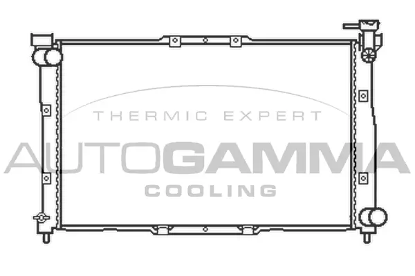 Radiator, engine cooling (104522)