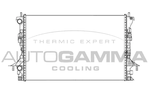Radiator, engine cooling (105480)