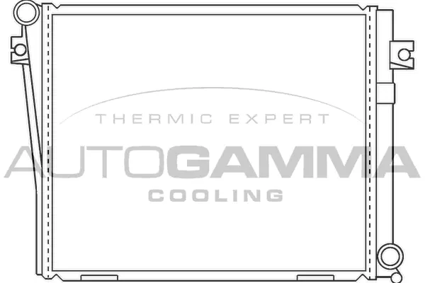 Radiator, engine cooling (100120)