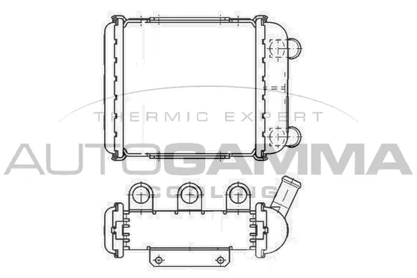 Radiator, engine cooling (107006)