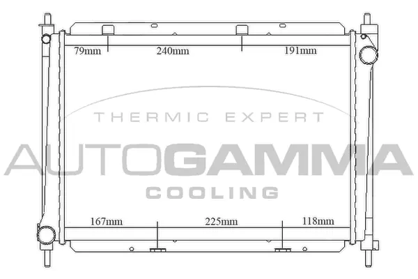 Radiator, engine cooling (104297)