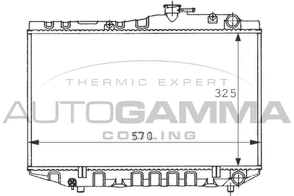 Radiator, engine cooling (101018)