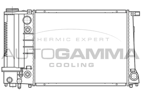 Radiator, engine cooling (100127)