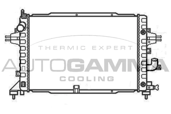 Radiator, engine cooling (105734)