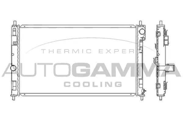 Radiator, engine cooling (105789)