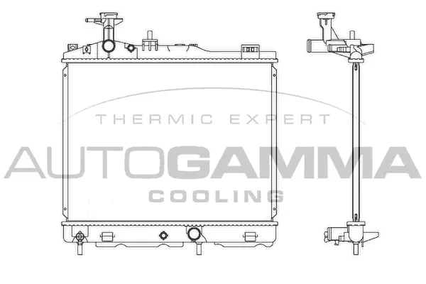 Radiator, engine cooling (107365)