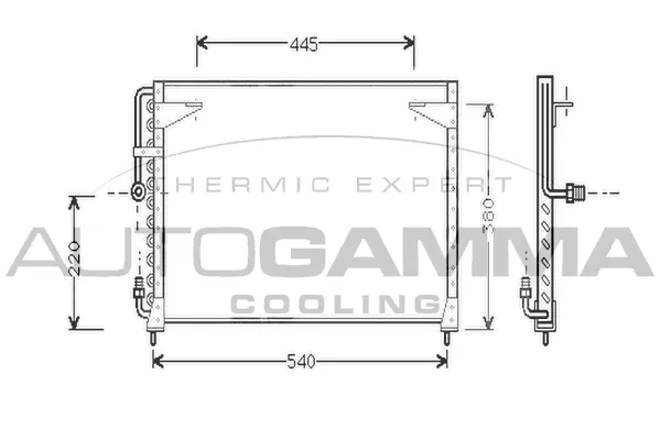Condenser, air conditioning (104303)