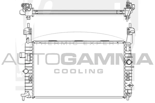 Radiator, engine cooling (104866)