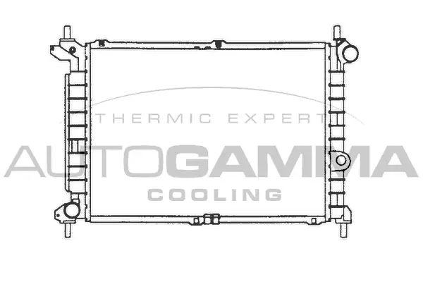 Radiator, engine cooling (101224)