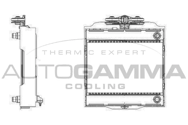 Radiator, engine cooling (107010)