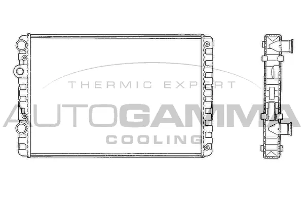 Radiator, engine cooling (101081)