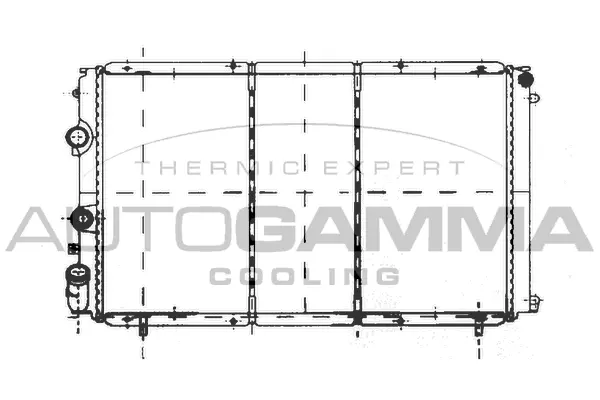 Radiator, engine cooling (103002)