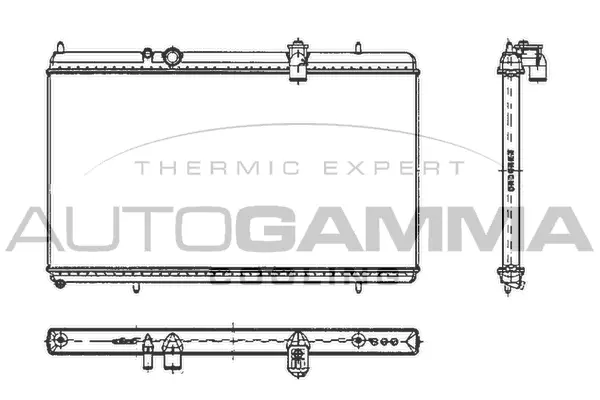 Radiator, engine cooling (103642)