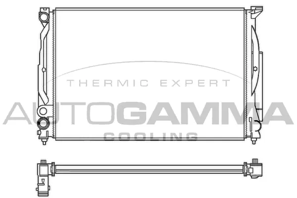 Radiator, engine cooling (100061)