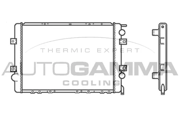 Radiator, engine cooling (403626)