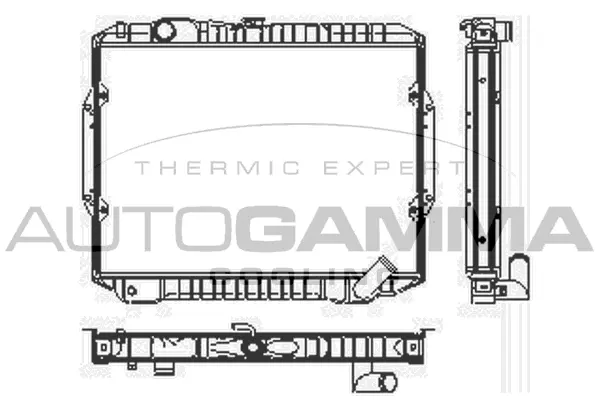 Radiator, engine cooling (103190)