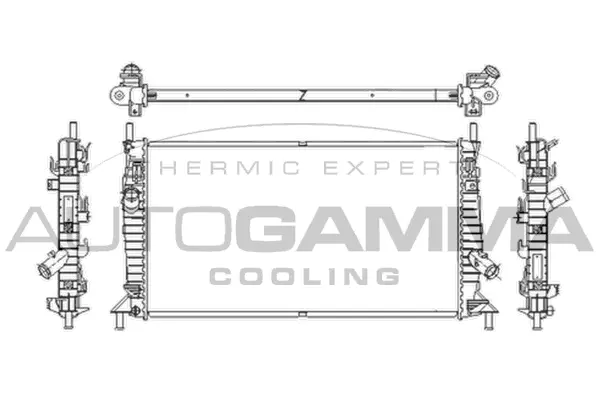 Radiator, engine cooling (103421)