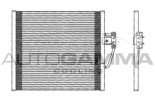 Condenser, air conditioning (102609)