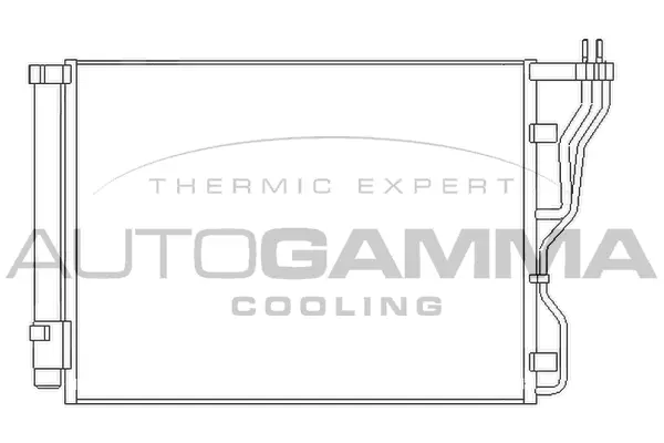 Condenser, air conditioning (105855)