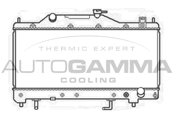 Radiator, engine cooling (103814)