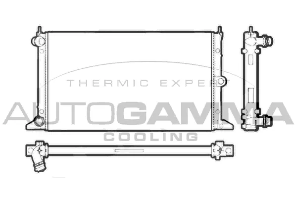 Radiator, engine cooling (102951)
