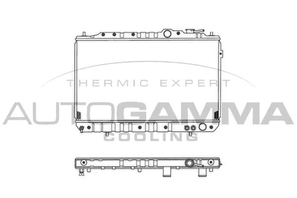Radiator, engine cooling (103330)
