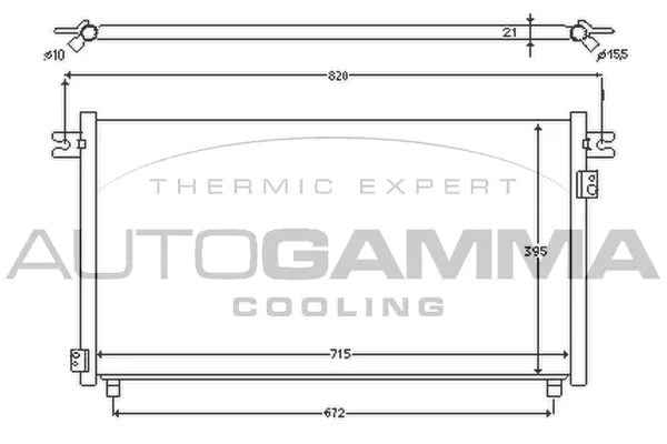 Condenser, air conditioning (102724)