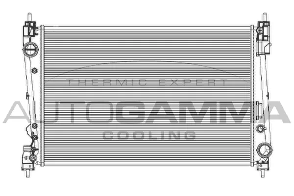 Radiator, engine cooling (105120)