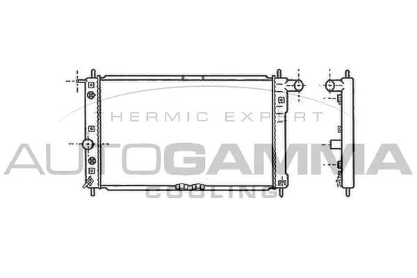 Radiator, engine cooling (102588)