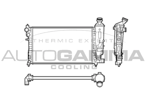 Radiator, engine cooling (103547)