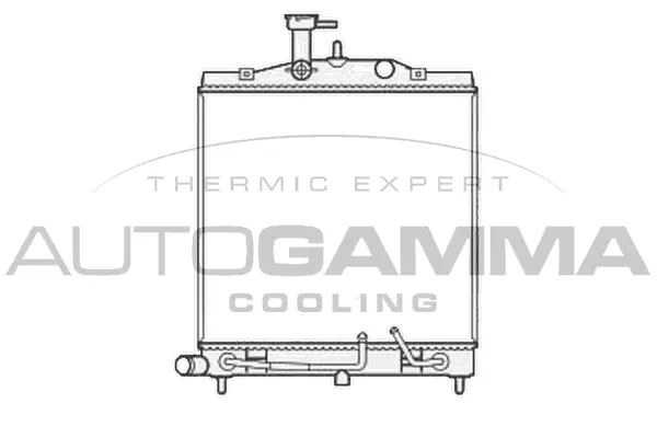 Radiator, engine cooling (105806)