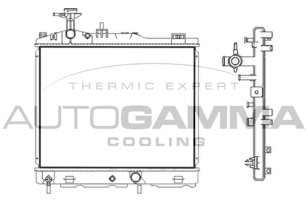 Radiator, engine cooling (107894)
