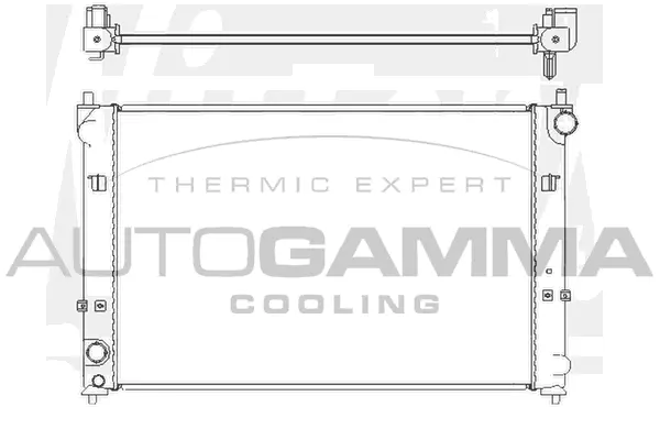 Radiator, engine cooling (104852)